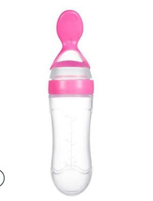 Baby Spoon Bottle Feeder Dropper Silicone Spoons for Feeding Medicine Kids Toddler Cutlery Utensils Children Accessories Newborn