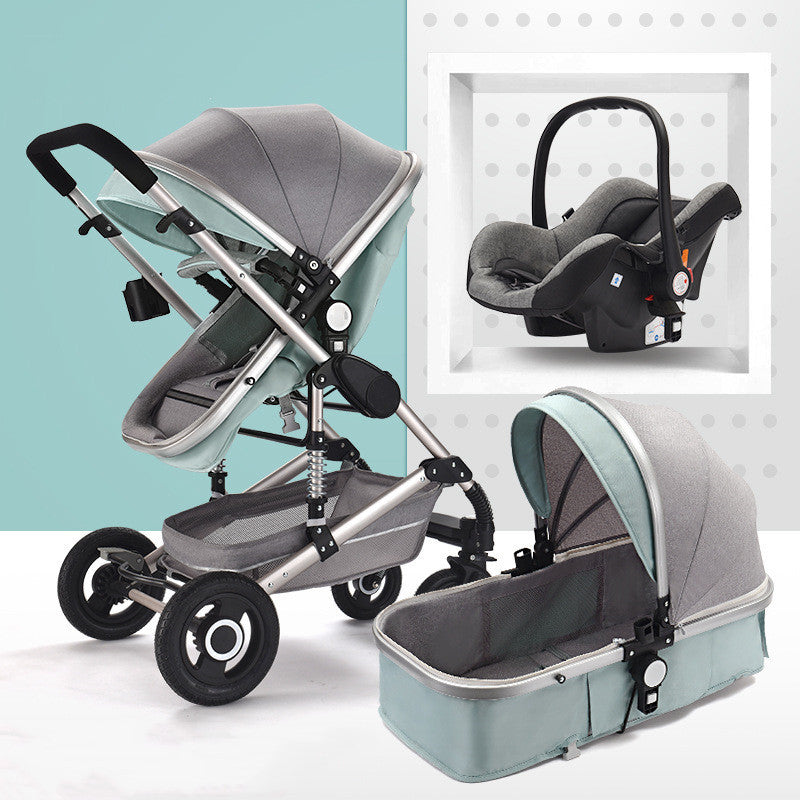 Fashionable And Simple Baby Stroller That Can Sit Or Lie Down And Folds Lightly